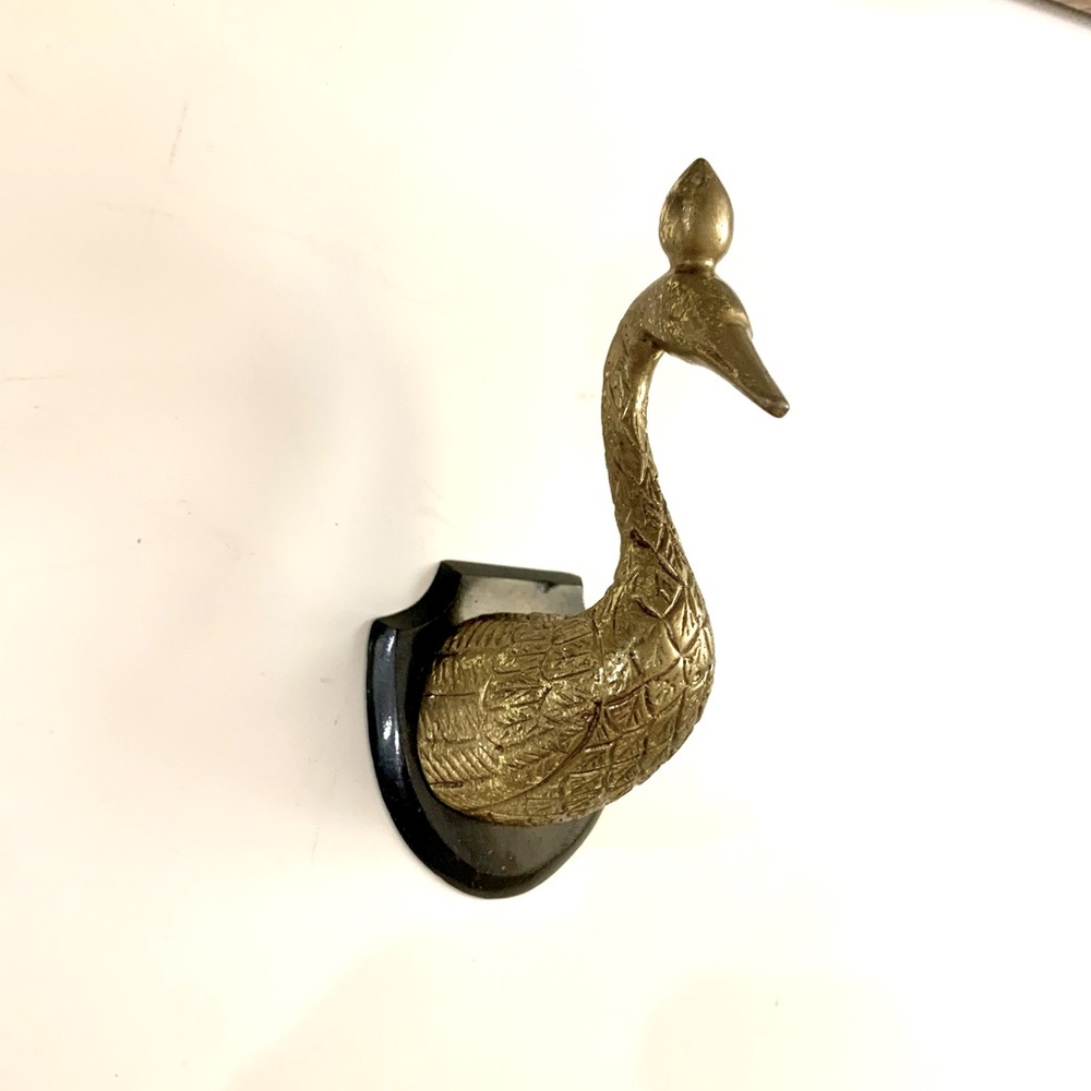 NWOT! Anthropologie Farmkeep Goose w/Golden Egg Wall Hook 🪿